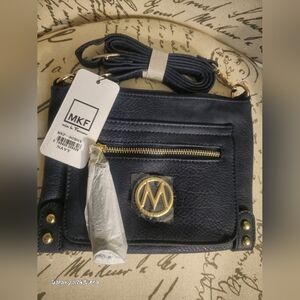 MKF Collection Rudy Crossbody Bag by Mia K Farrow, Shoulder Strap, Blue, NWT
